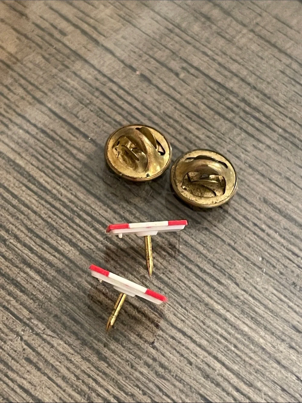 Vintage Canadian Flag Miniature Lapel Pins or Tie Tacks - Hat Pin